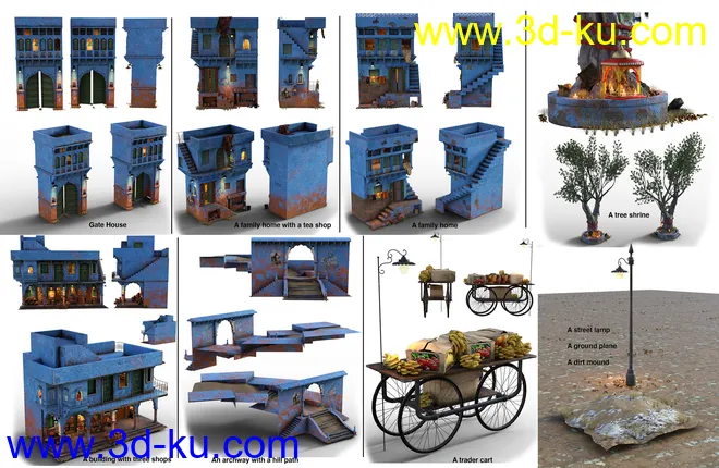 The Blue City Kit模型的图片8