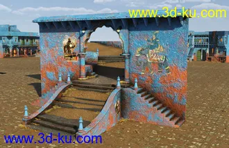 3D打印模型The Blue City Kit的图片