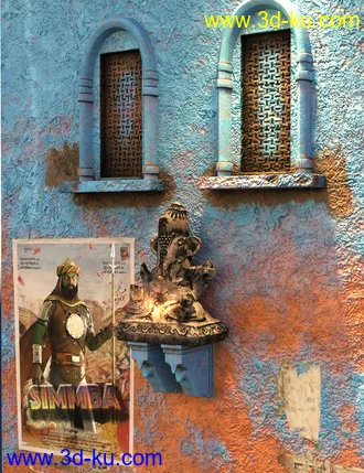 3D打印模型The Blue City Kit的图片