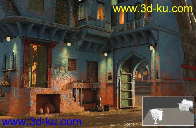 The Blue City Kit Presets模型的图片2