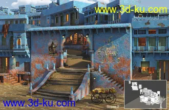 3D打印模型The Blue City Kit Presets的图片