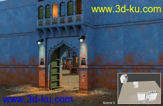 3D打印模型The Blue City Kit Presets的图片