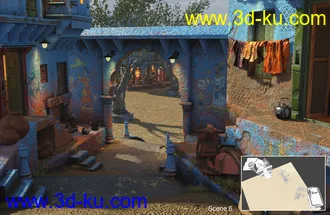 3D打印模型The Blue City Kit Presets的图片