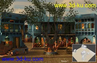 3D打印模型The Blue City Kit Presets的图片