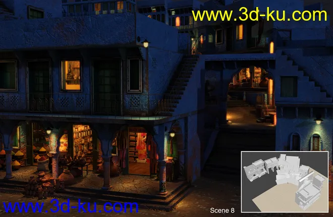 The Blue City Kit Presets模型的图片9