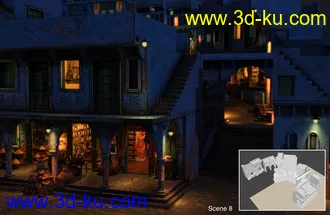 3D打印模型The Blue City Kit Presets的图片