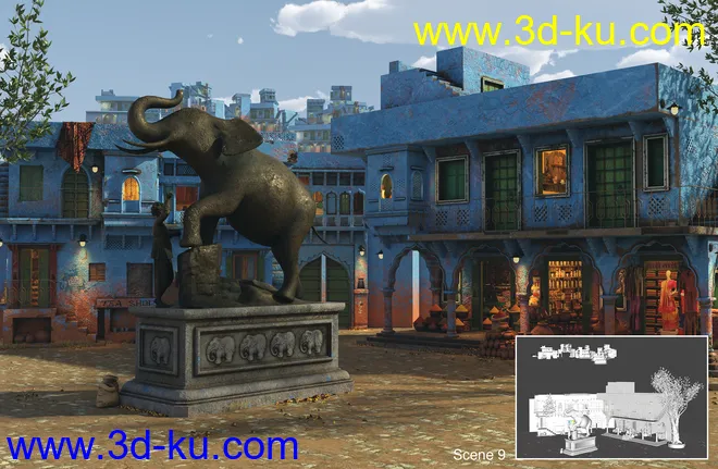 The Blue City Kit Presets模型的图片10