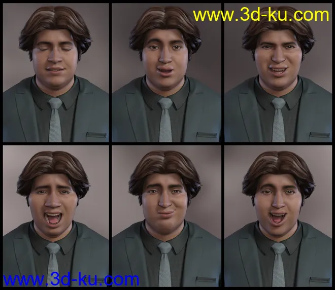 The Daily Talk Poses for Fred 8.1 and Genesis 8.1 Male模型的图片2