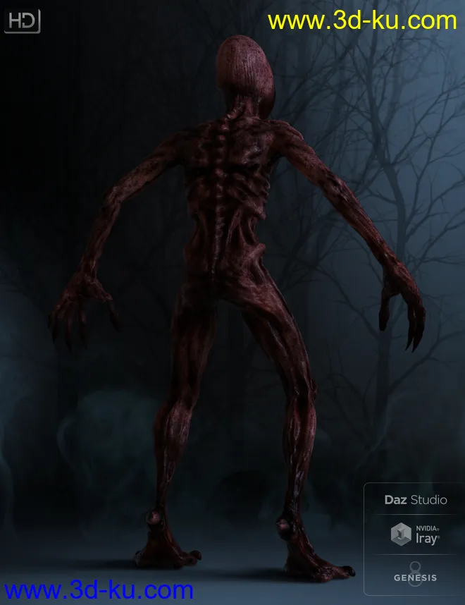 The Gobbler HD for Genesis 8 Male模型的图片3