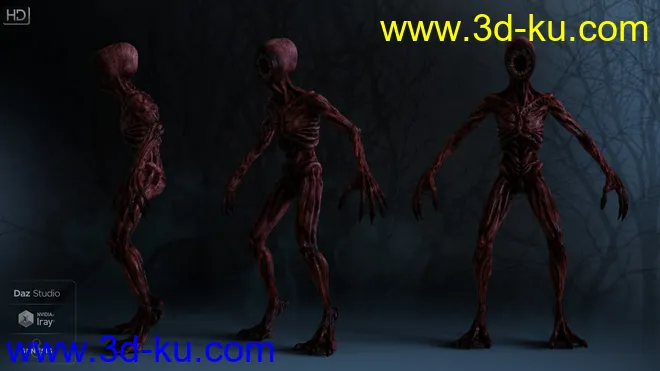 The Gobbler HD for Genesis 8 Male模型的图片5