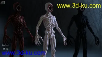 3D打印模型The Gobbler HD for Genesis 8 Male的图片