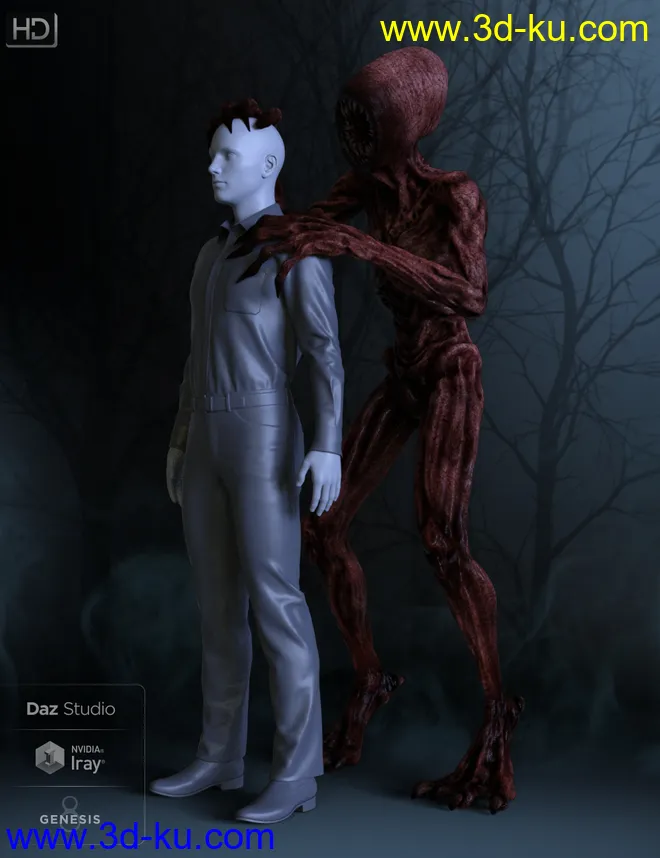 The Gobbler HD for Genesis 8 Male模型的图片8