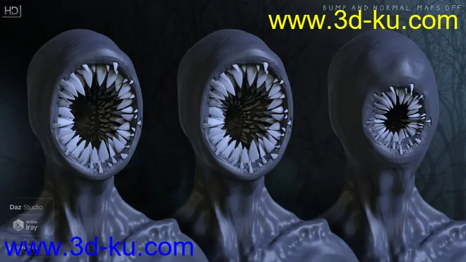 The Gobbler HD for Genesis 8 Male模型的图片11