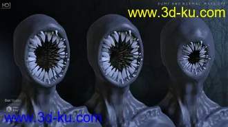 3D打印模型The Gobbler HD for Genesis 8 Male的图片