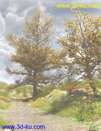 3D打印模型The Greenwood Vol 1 Sycamore Trees的图片