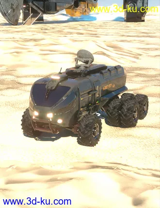 3D打印模型The Hammerhead X7A Explorer Starship的图片