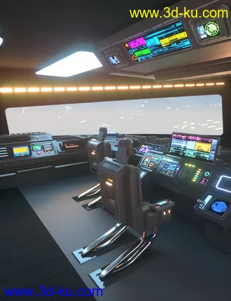 3D打印模型The Hammerhead X7A Explorer Starship的图片