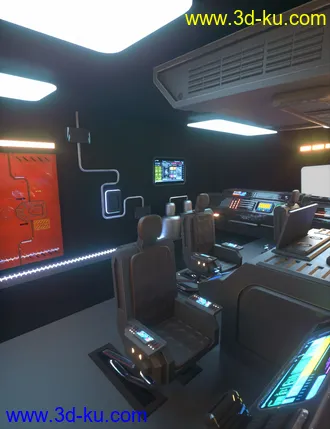 3D打印模型The Hammerhead X7A Explorer Starship的图片