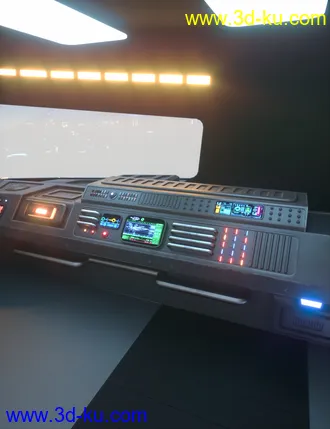 3D打印模型The Hammerhead X7A Explorer Starship的图片