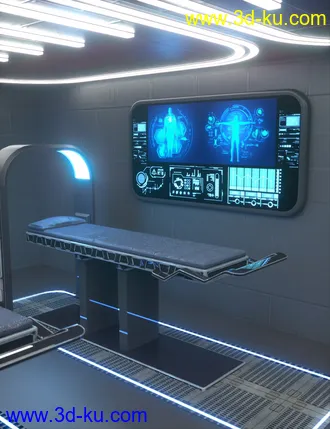 3D打印模型The Hammerhead X7A Explorer Starship的图片