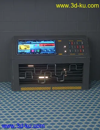 3D打印模型The Hammerhead X7A Explorer Starship的图片