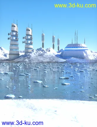 3D打印模型The Ice World Of Eros Prime Environment的图片