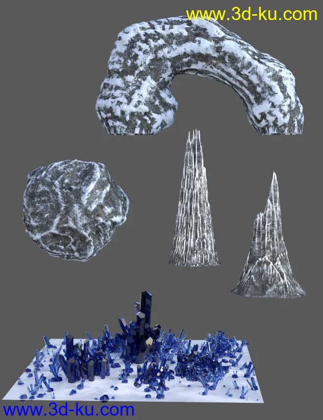 The Ice World Of Eros Prime Environment模型的图片7