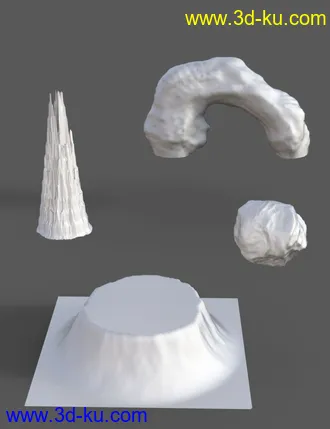 3D打印模型The Ice World Of Eros Prime Environment的图片