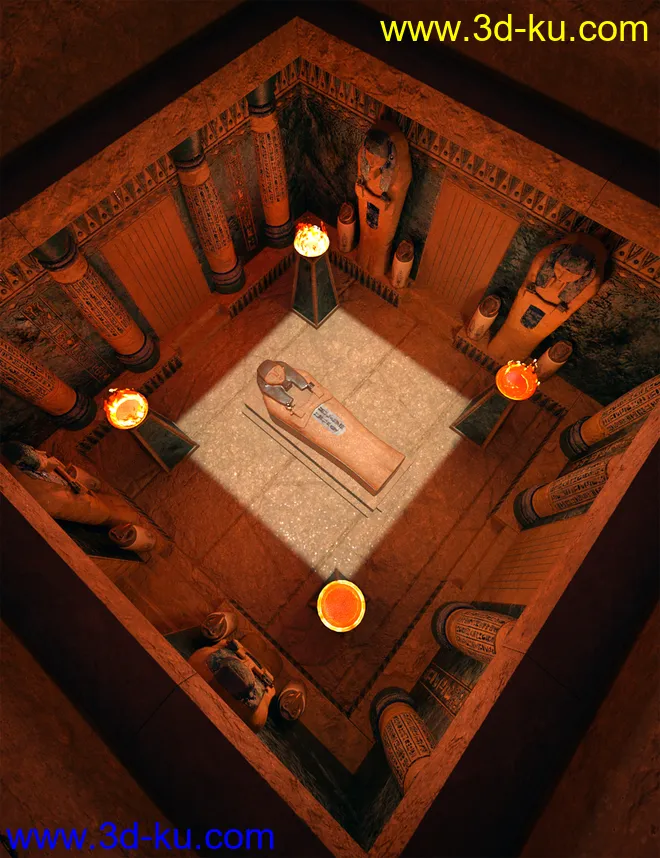 The Lapis Pyramid Tomb模型的图片1