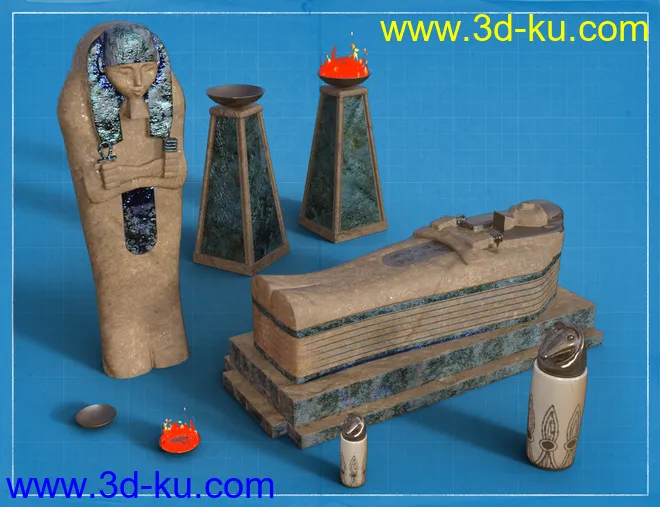 The Lapis Pyramid Tomb模型的图片9