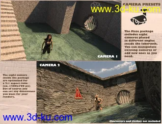 3D打印模型The Maze - Huge Labyrinth for Daz Studio的图片