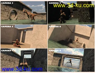 3D打印模型The Maze - Huge Labyrinth for Daz Studio的图片