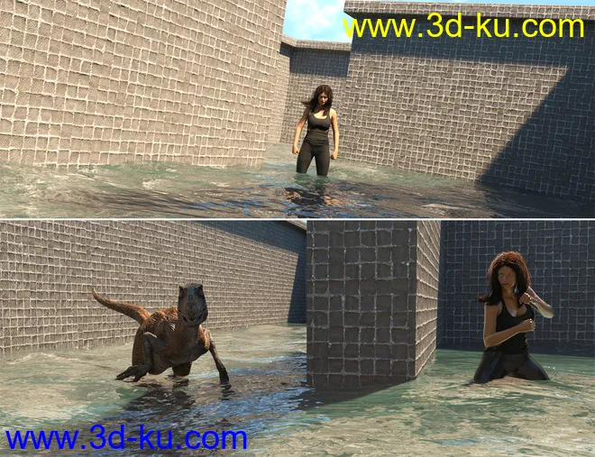 The Maze - Huge Labyrinth for Daz Studio模型的图片10