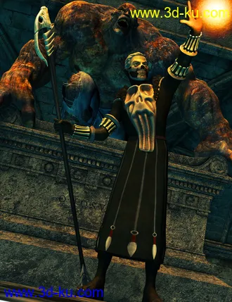 3D打印模型The Necromancer的图片