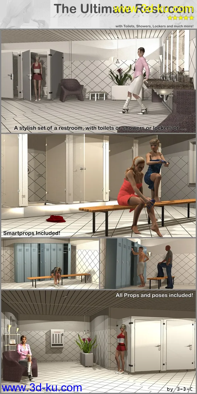 The Ultimate Restroom by 3-D-C模型的图片1
