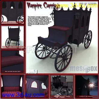 3D打印模型The Vampire Carriage (V1VV101-3DS)的图片