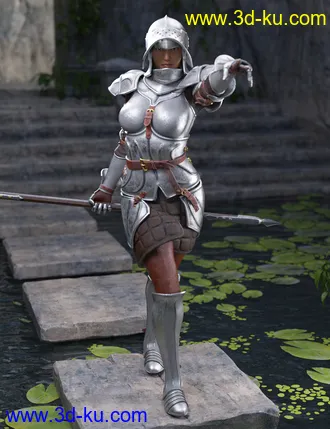 3D打印模型The Western Knight Series 05 for Genesis 8 Females的图片