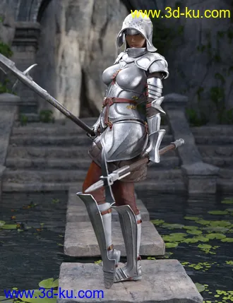 3D打印模型The Western Knight Series 05 for Genesis 8 Females的图片