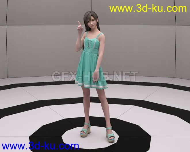 Tifa Lockhart Teen for G8F and G8.1F模型的图片1