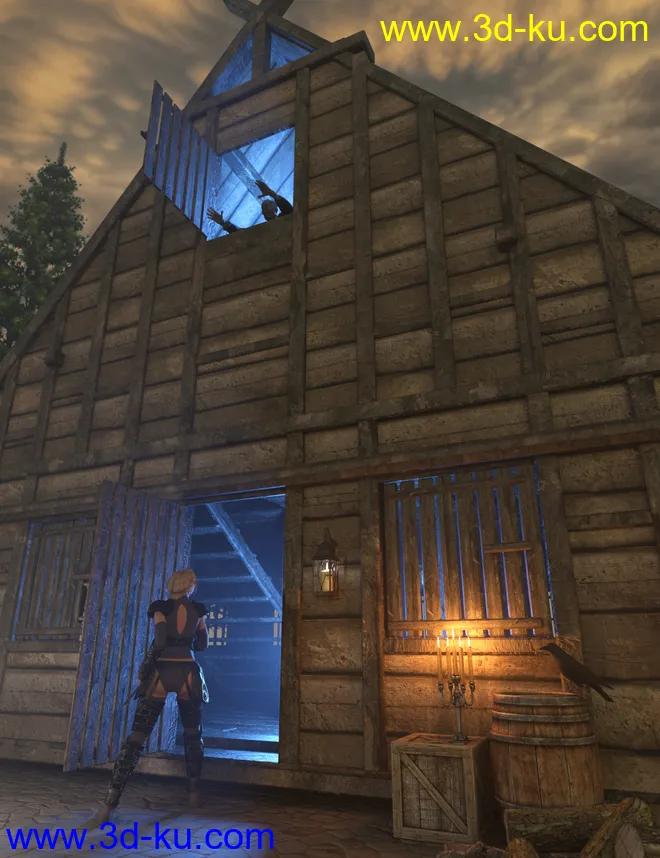 Timber Framed Houses 1模型的图片2