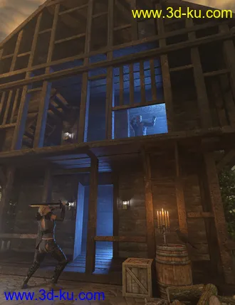 3D打印模型Timber Framed Houses 1的图片