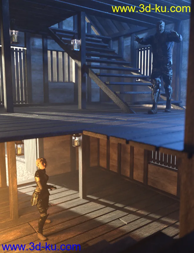 Timber Framed Houses 1模型的图片7