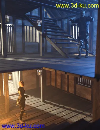 3D打印模型Timber Framed Houses 1的图片