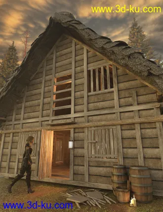 3D打印模型Timber Framed Houses 2的图片