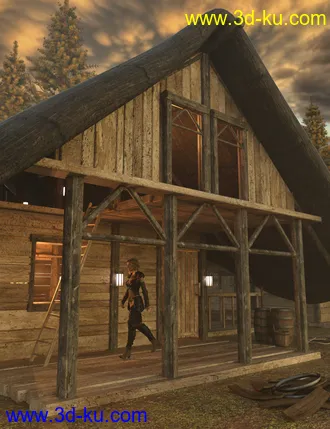 3D打印模型Timber Framed Houses 2的图片