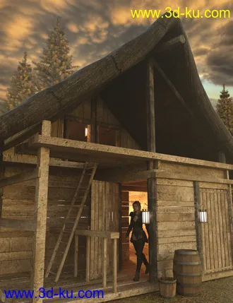 3D打印模型Timber Framed Houses 2的图片