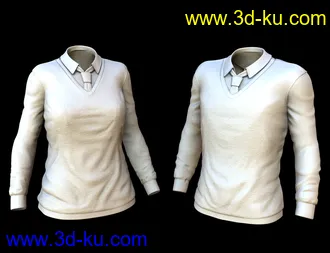 3D打印模型Time for School Sweater for Genesis 2的图片