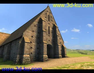 3D打印模型Tithe Barn的图片