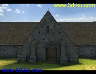 3D打印模型Tithe Barn的图片