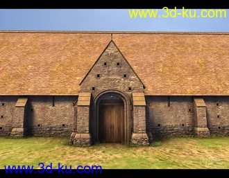 3D打印模型Tithe Barn的图片